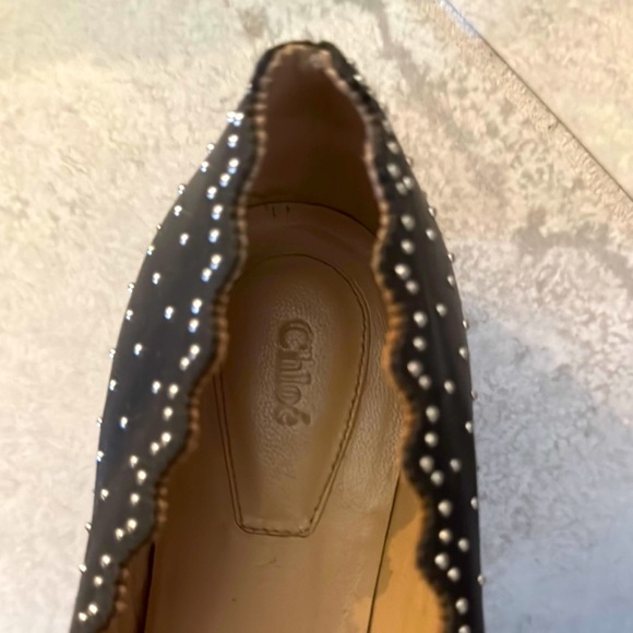 Chloé Lauren Studded Ballet Flats 5.5 - Picture 3 of 7